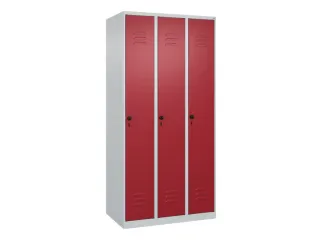 locker voor scheiding van kleding,HxBxD 1850x900x500mm,3vak - 1