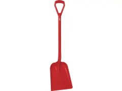 Hygiene 5625-4 schop D-grip, rood steel 104cm, standaard blad 33