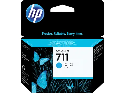 Cartouche d’encre HP cyan CZ130A 711