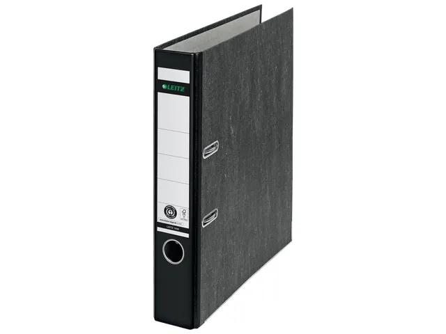 Ordner Leitz 1050 A4 50mm Zwart 100% gerecycled karton