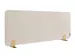 Elements Bureauscherm akoestisch 60x160cm Beige Houders