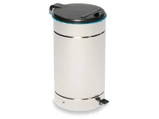 afvalverzamelaar,1x70l,HxØ 700x450mm,klemring,romp RVS - 1