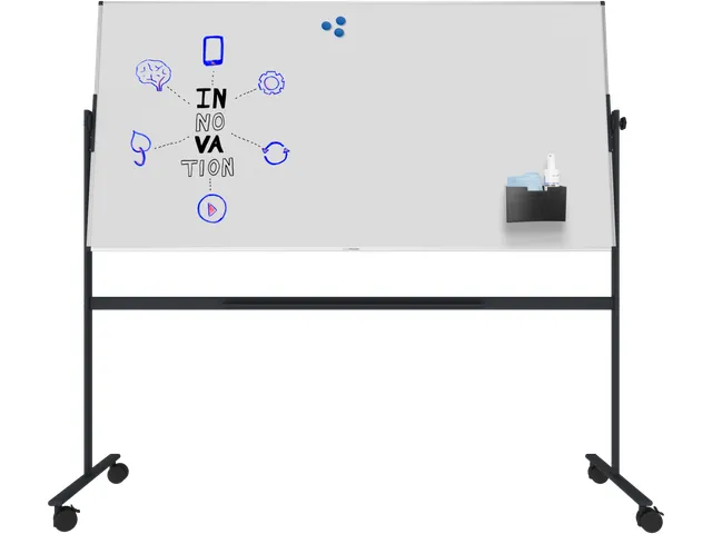 Tableau blanc Pivotant Legamaster UNITE 100x200cm Pied noir