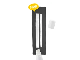 Krijtstift Securit SMA-720 blok wit 7-15mm blister - 9