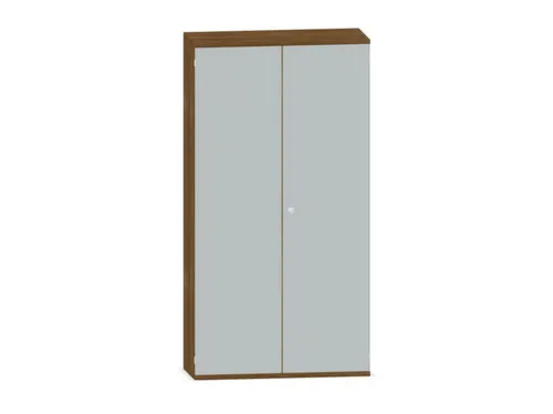 Kantoorkast 1920x1000x430mm Decor Romp Noten Decor Front Lichtgrijs