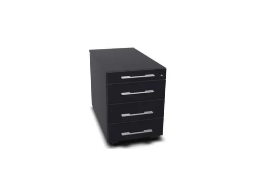 mobiel ladeblok,HxBxD 525x430x800mm,3lade(n),m. handgreep,CC-zwart