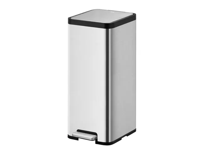 Ecomaid pedaalemmer 30 Liter Mat RVS