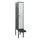locker met bank,HxBxD 1950x300x815mm,1vak,vak B 300mm,draaigrendel