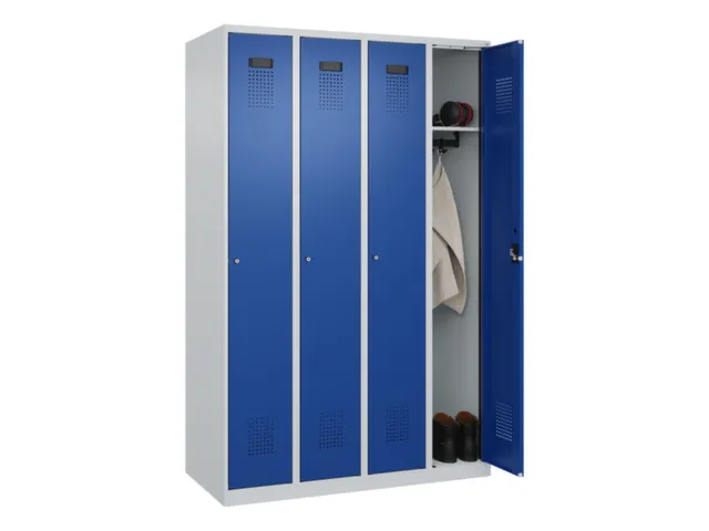 locker,HxBxD 1850x1200x500mm,4vak,vak B 300mm,cil.-slot