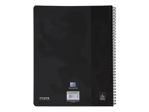 Spiraalblok Oxford Touch A4 ruit 5mm 70vel zwart