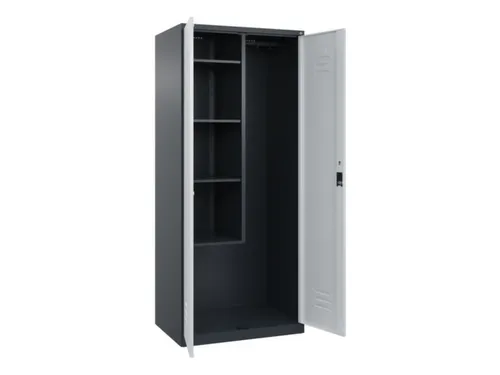 schoonmaakkast,HxBxD 1850x800x500mm,links 4vakken