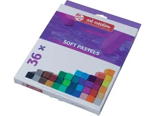 Softpastels, Doos à 36 Stuks Assorti Kleuren - 3