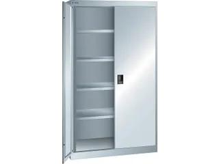 zwaarlastkast met openslaande deuren,HxBxD 1950x1100x641mm,lak RAL7035 - 2