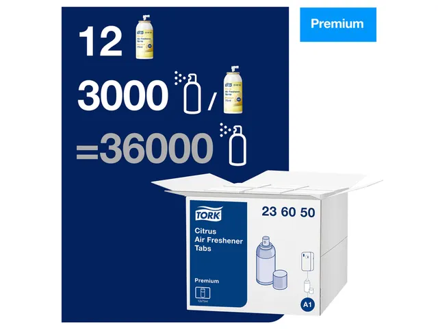 Luchtverfrisser Tork A1 236050 Air freshner citrus 75ml Navulling
