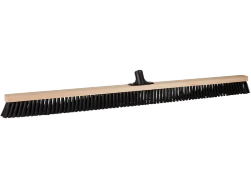 Vikan Classic 31100-S veger blank hout zwarte medium vezel 102cm