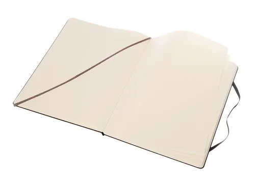 Notitieboek Moleskine XL 190x250mm blanco hard cover zwart