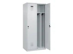 locker voor scheiding van kleding,HxBxD 1850x800x500mm,2vak