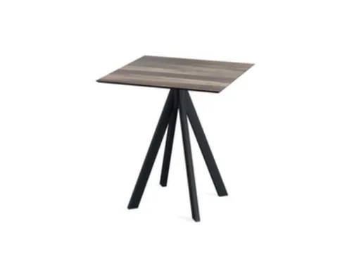 bistrotafel,HxBxD 730x700x700mm,rechthoekig,4voeten zwart