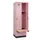 locker met bank,HxBxD 1950x600x815mm,2vak,vak B 300mm,draaigrendel