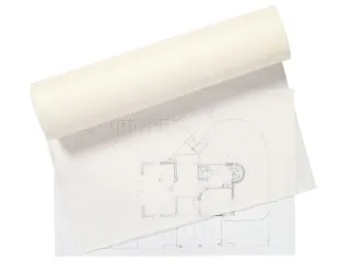 Patroontekenpapier rol 10mx100cm blanco - 3