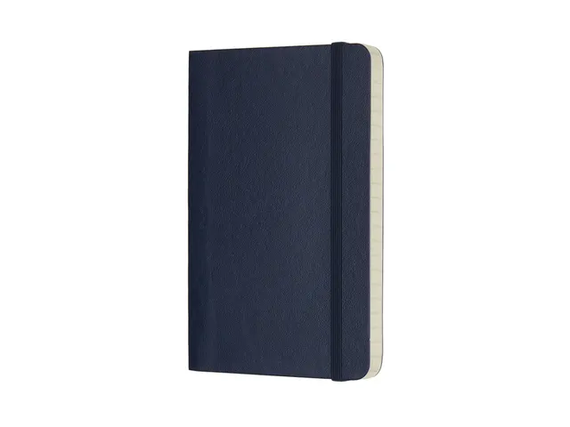 Carnet de notes A6 Moleskine Couverture souple Bleu Saphir