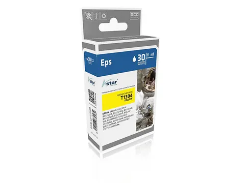 AS15304 ASTAR EPSON T1304 BX Inkt geel rebuilt 1004pag Chip 10,1ml