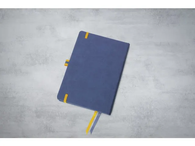 Weekagenda Linescape A5 2026 (EN) blauw Hardcover verticale indeling