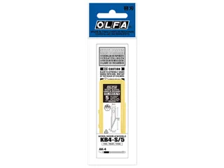 Reservemes Olfa KB4-S blister à 5 stuks - 2