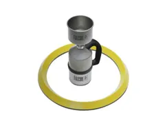 Flexibele afsluitbarrière,v. chemicaliën,HxØ 50x500mm,PU,geel