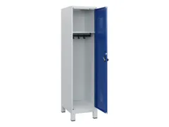 schoollocker,HxBxD 1630x400x500mm,1vak,vak B 400mm,draaigrendel,voeten