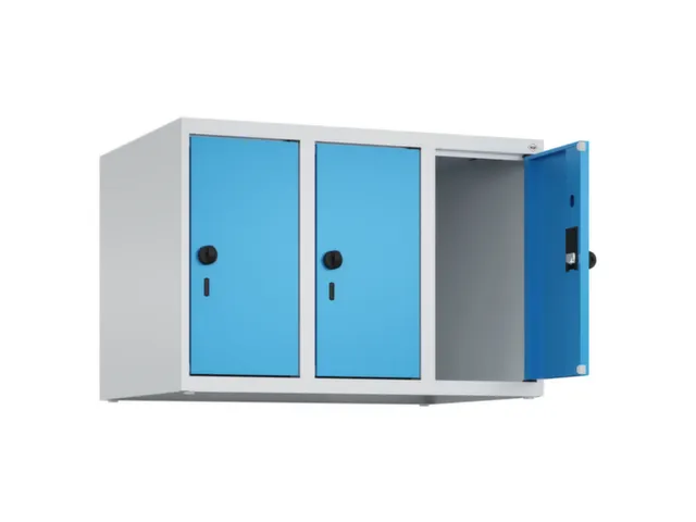 opzetkast,v. locker,3vak.,vak B 250mm,HxBxD 500x750x500mm,vleugeldeur