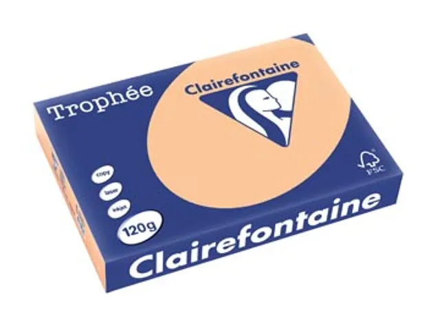 Trophée Pastel gekleurd papier A4 120 gram 250vel Abrikoos