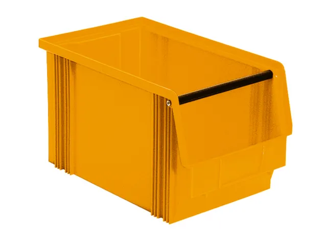 Zichtbak Hxbxd 200x200x350/300mm Pe Geel