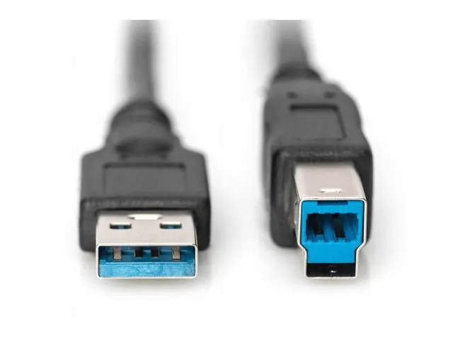USB 3.0-aansluitkabel type A-B mannelijk/mannelijk 1,8m USB 3.0-compat