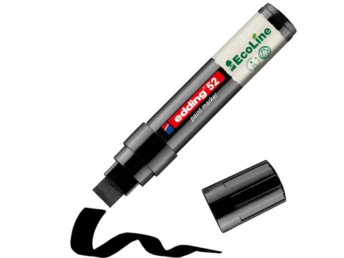 Paintmarker edding 52 EcoLine op waterbasis 4-15mm zwart