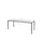 Domino Basic Tafel Vaste Hoogte 2000x800mm Wit 25mm Zwart 4-Poots