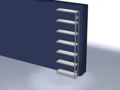 systeemstelling,aanbouwveld,HxBxD 3000x1010x335mm,vakl. 220kg