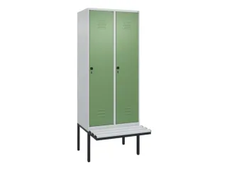 locker voor scheiding van kleding,HxBxD 2120x800x815mm,2vak - 1