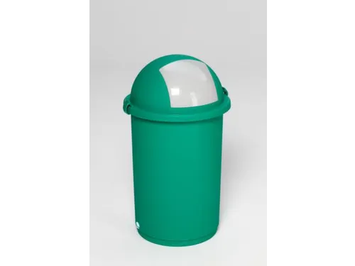 Afvalverzamelaar Kunststof 50 Liter 760x410mm Inworpklep Groen