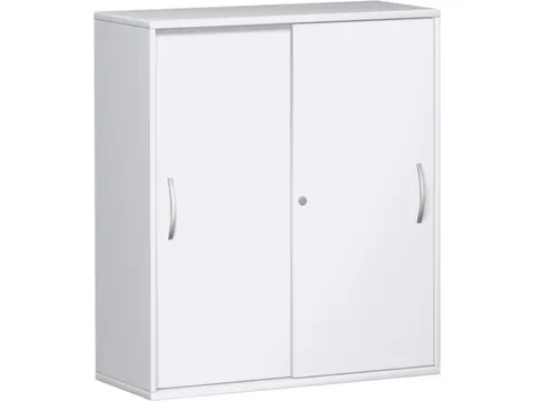 schuifdeurkast,HxBxD 1150x1000x430mm,decor romp wit,decor front wit