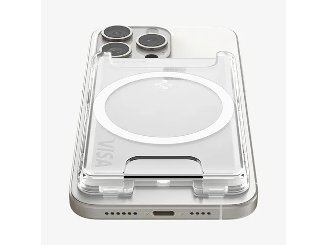 Spigen iPhone Ultra Hybrid MagFit+ Wallet Magsafe Crystal Clear