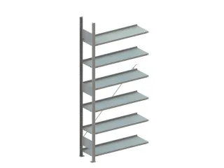 magazijnstelling,aanbouwveld,HxBxD 2200x1006x336mm,vakl. 80kg - 1