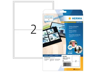 HERMA 4915 Glossy Etiketten A4 199,6x143,5mm Wit 50 stuks - 1