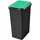 Afvalbak CEP Touch & Lift groen 45 liter de ideale basis voor jouw mil