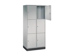 grootvolume-lockersysteem,HxBxD 1950x820x500mm,2x3vakken,cil.-slot