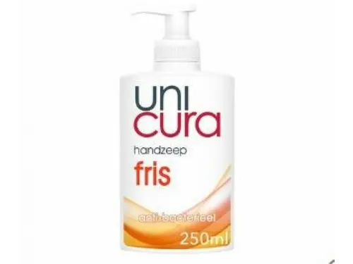 Unicura Fris Antibacteriële Handzeep met pomp 6x250ml