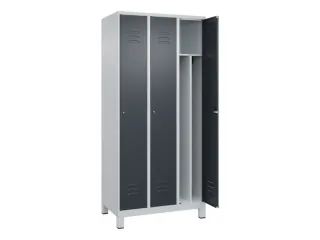 locker voor scheiding van kleding,HxBxD 1950x900x500mm,3vak - 2