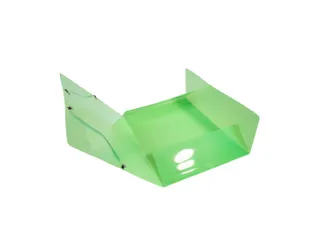 Elastomap 3 kleppen polypropyleen 5/10de Crystal Colours A4 Assorti - 10