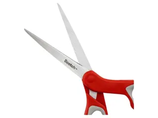 Schaar Scotch 18cm comfort rood blister - 3
