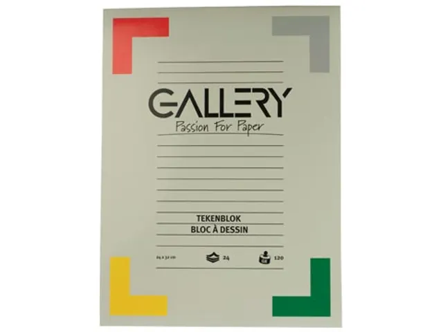 Tekenblok Houtvrij Papier 120 Gram 24x32cm 24 Vel